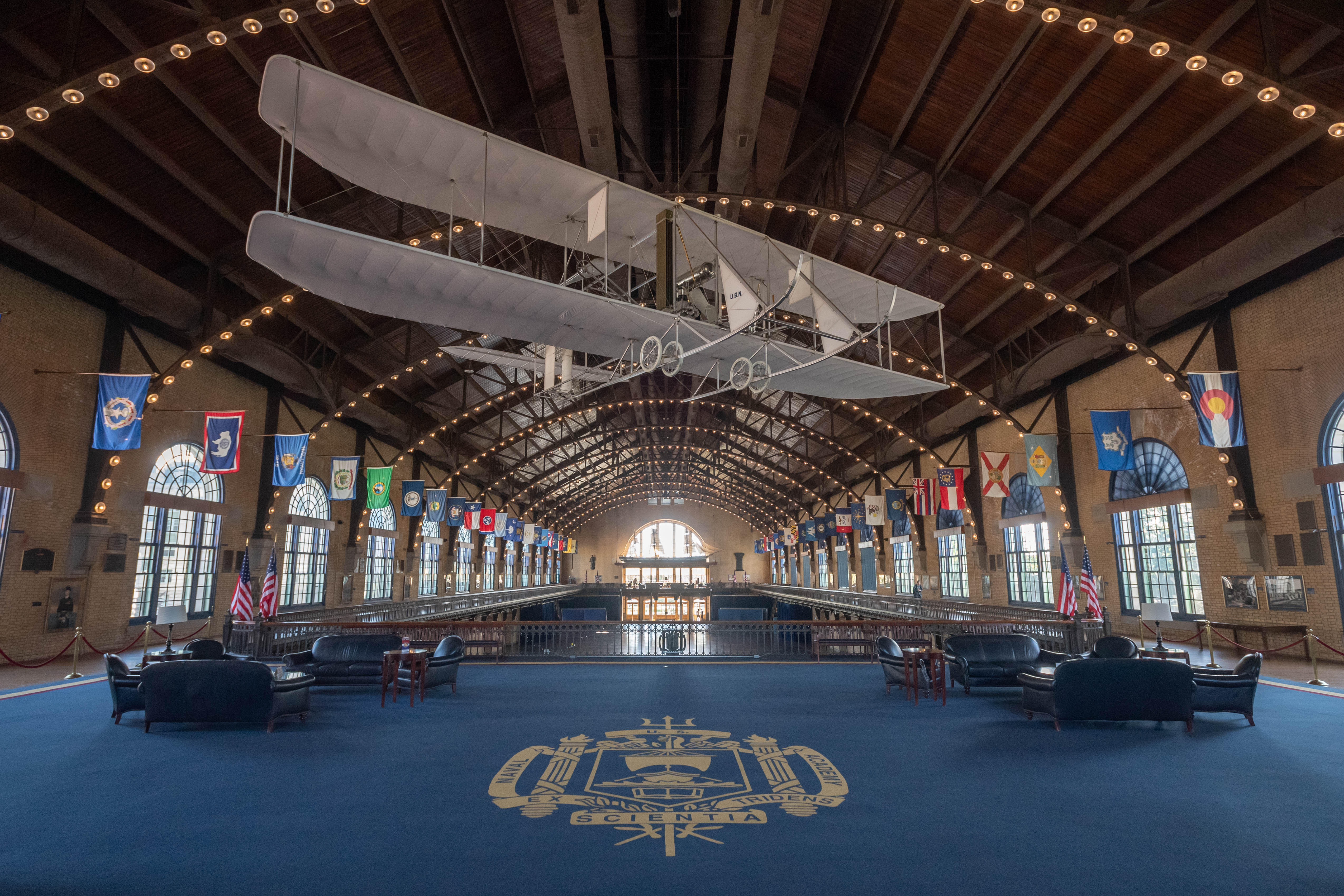 Interior of Hopper Hall at the U.S. Naval Academy